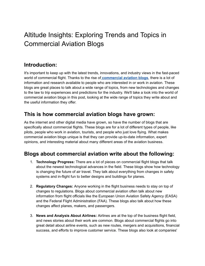 altitude insights exploring trends and topics