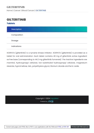 gilteritinib