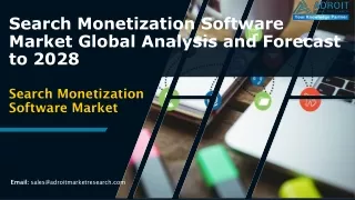Search Monetization Software Market Overview with Top Companies Featured
