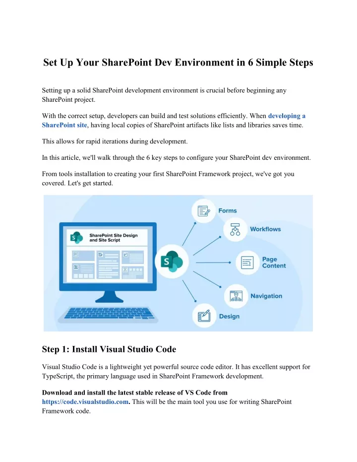 set up your sharepoint dev environment