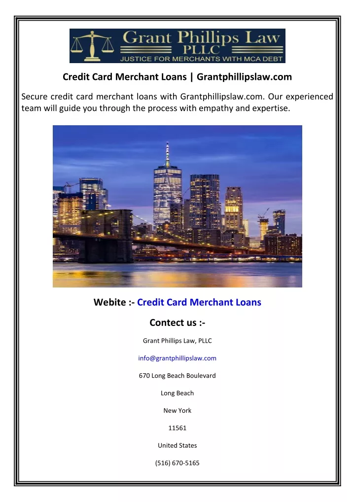 credit card merchant loans grantphillipslaw com