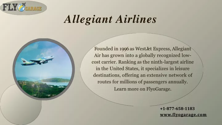 allegiant airlines