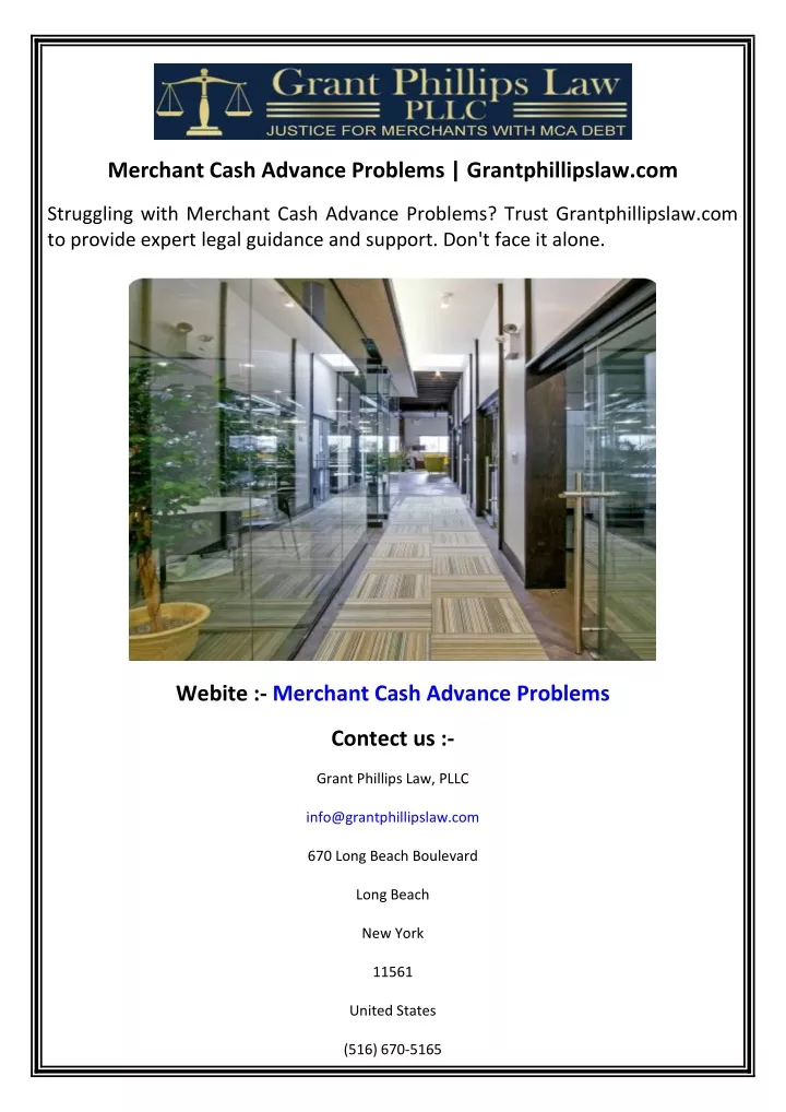 merchant cash advance problems grantphillipslaw