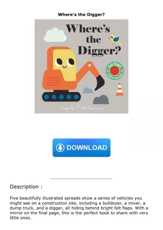 [DOWNLOAD]⚡️PDF✔️ Where's the Digger?
