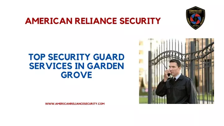 american reliance security