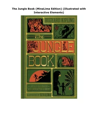 download❤pdf The Jungle Book (MinaLima Edition) (Illustrated with Interactive Elements)
