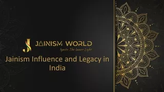 jainism influence and legacy in india