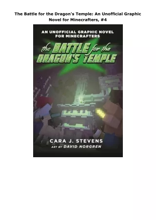 Download⚡️PDF❤️ The Battle for the Dragon's Temple: An Unofficial Graphic Novel for Minecrafters, #4