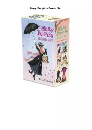 Ebook❤️(download)⚡️ Mary Poppins Boxed Set