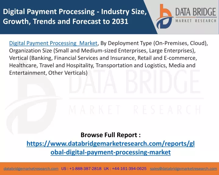 digital payment processing industry size growth