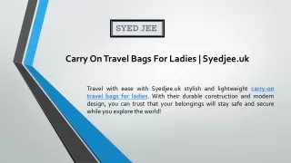 Travel Luggage Suitcase For Sale | Syedjee.uk