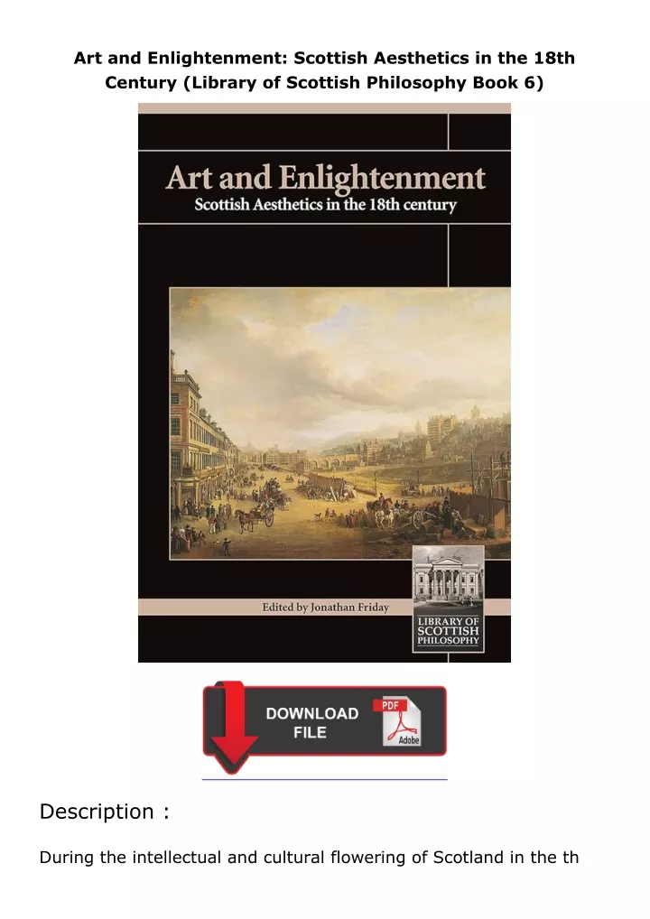 art and enlightenment scottish aesthetics