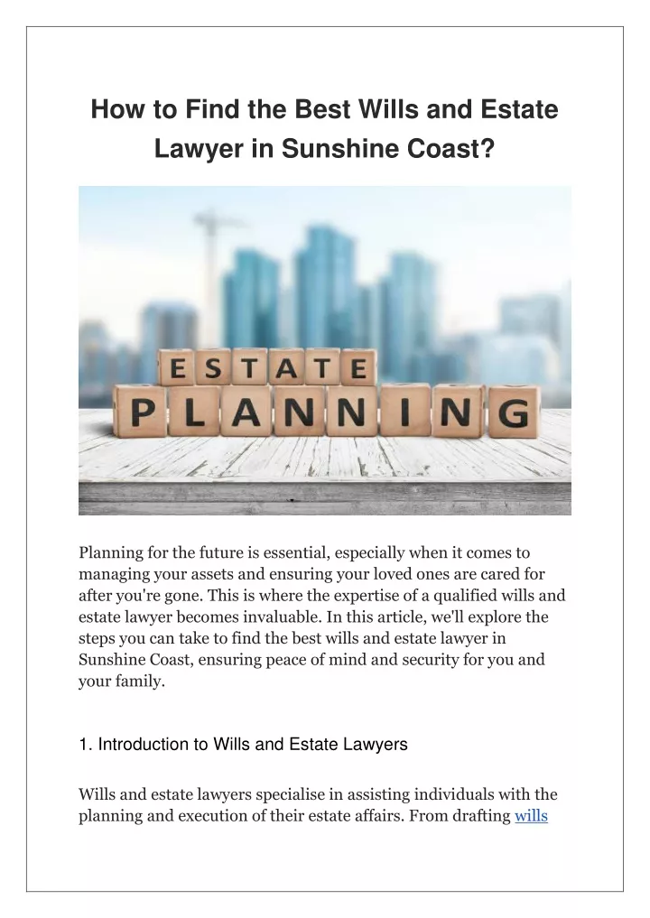 how to find the best wills and estate lawyer