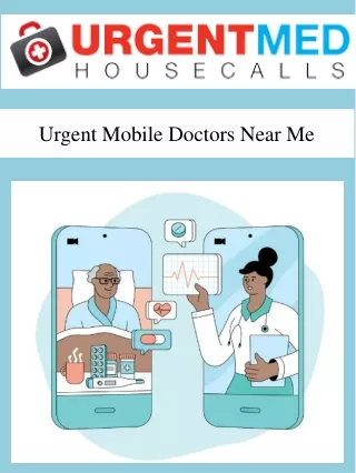 Urgent Mobile Doctors Near Me
