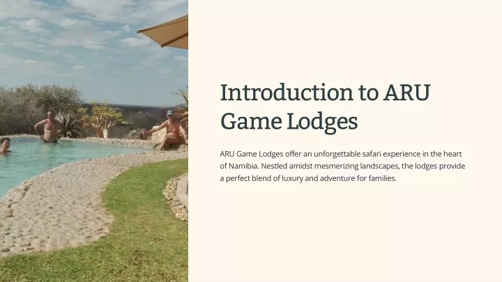 introduction to aru game lodges