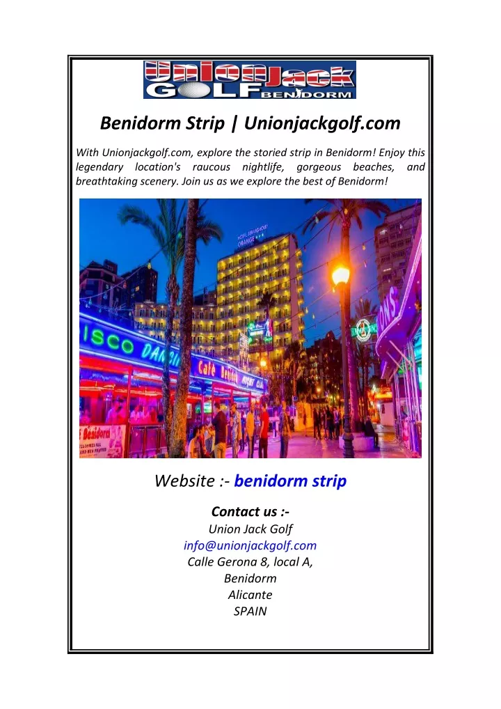 benidorm strip unionjackgolf com