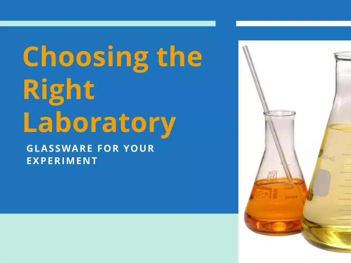 c hoosing the right laboratory