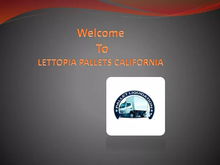 welcome to lettopia pallets california