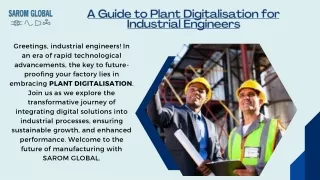 A Guide to Plant Digitalisation for Industrial Engineers