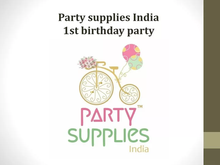 party supplies india 1st birthday party themes