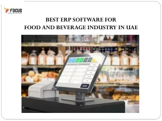 Best ERP Software for Food and Beverage Industry in UAE