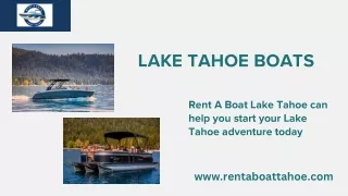 Rent A Boat Lake Tahoe