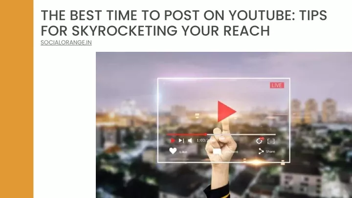 the best time to post on youtube tips