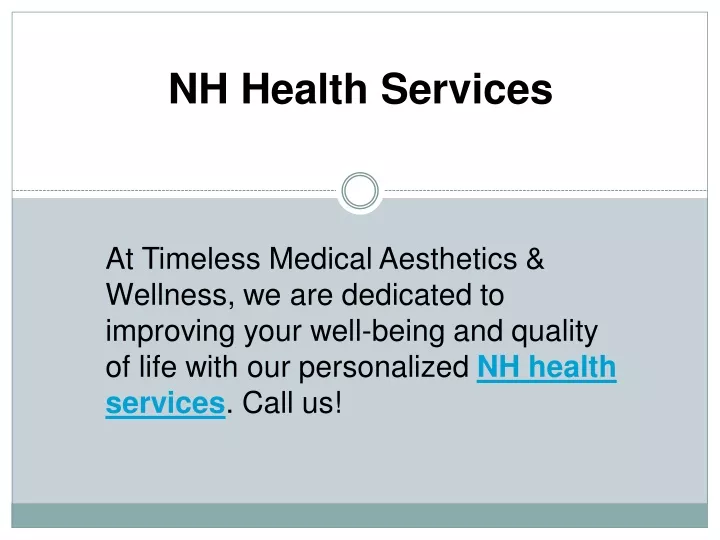 nh health services