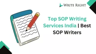 Top SOP Writing Services India  Best SOP Writers