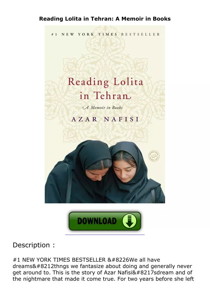 reading lolita in tehran a memoir in books