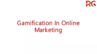 Gamification In Online Marketing.RG