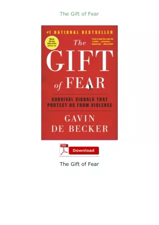 [PDF]❤READ⚡ The Gift of Fear