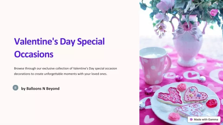 valentine s day special occasions