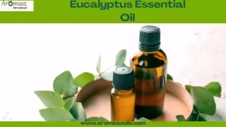 Eucalyptus Essential Oil Benefits & Uses - Aromaaz Oils