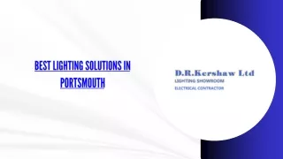 Best Lighting Solutions In Portsmouth