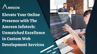 The Amreen Infotech: Unmatched Excellence in Custom Web Development Services