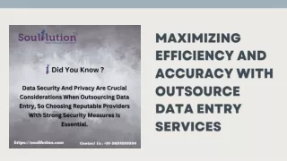 Maximizing Efficiency and Accuracy with Outsource Data Entry Services