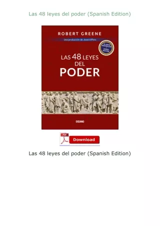 Pdf⚡(read✔online) Las 48 leyes del poder (Spanish Edition)