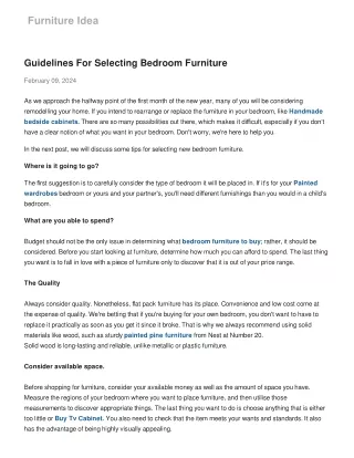 guidelines-for-selecting-bedroom