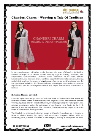 chanderi charm weaving a tale of tradition