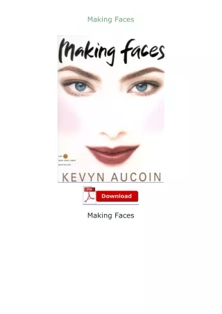 [READ]⚡PDF✔ Making Faces