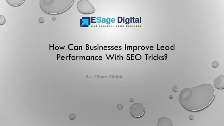 how can businesses improve lead performance with seo tricks