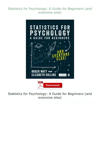 [READ]⚡PDF✔ Statistics for Psychology: A Guide for Beginners (and everyone else)