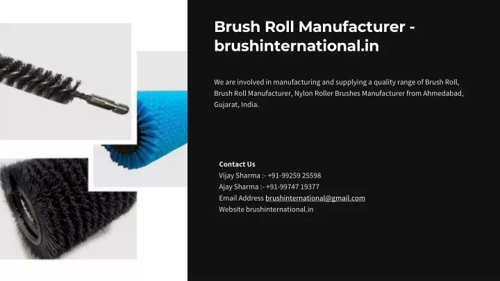 brush roll manufacturer brushinternational in