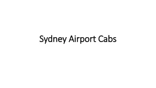 Sydney Airport Cabs