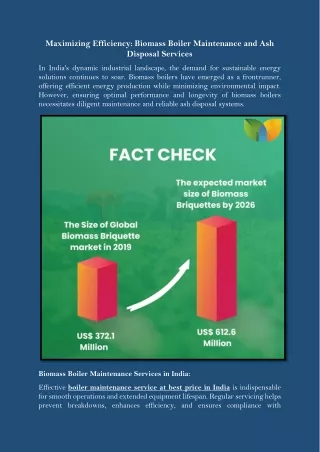 maximizing efficiency biomass boiler maintenance