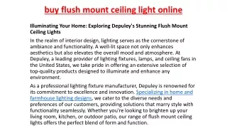 buy flush mount ceiling light online