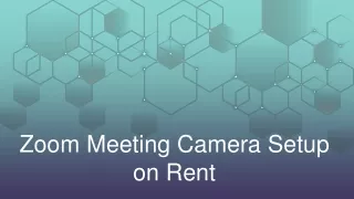 meelap Zoom Meeting Camera Setup on Rent
