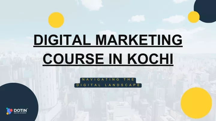 digital marketing course in kochi