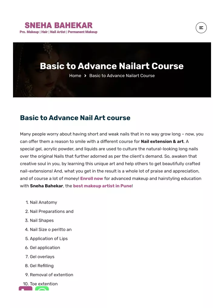 basic to advance nailart course home basic